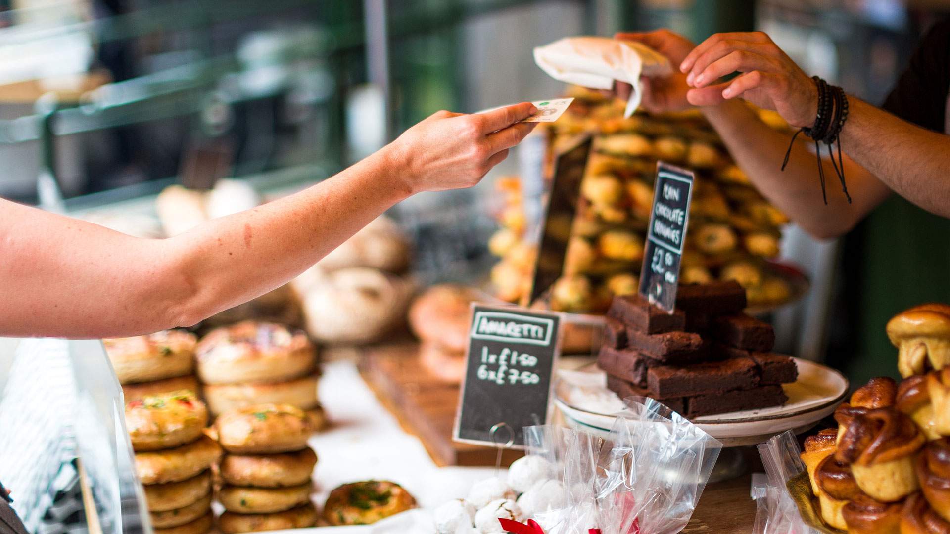 bakery shop display
