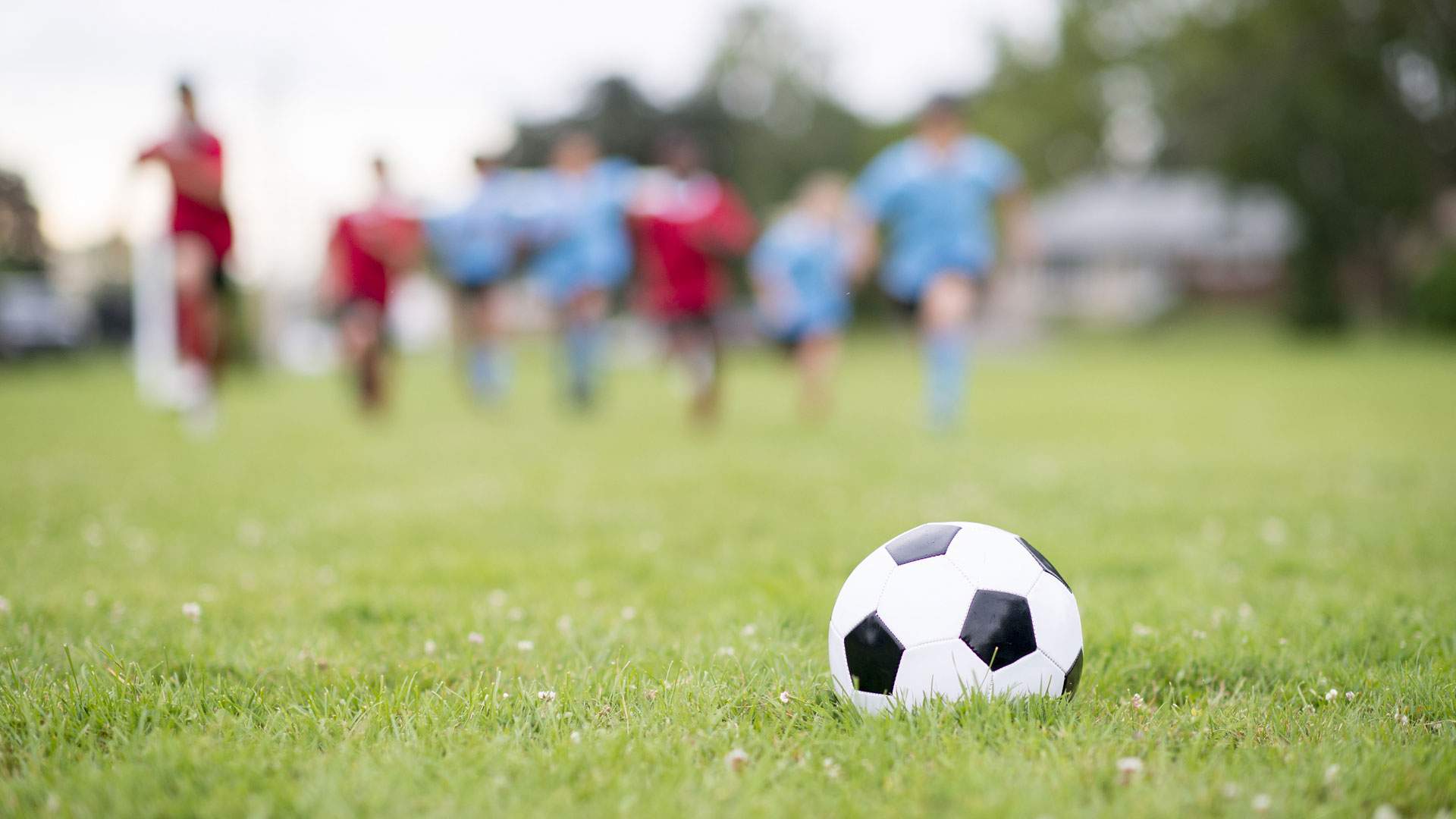 kids playing soccer